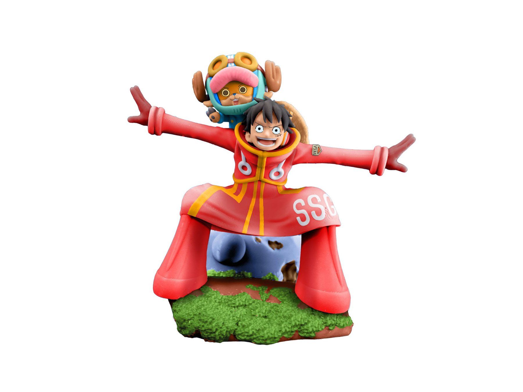 Statuette: One Piece Petitrama Logbox Re Birth Egghead Set 9 cm – Nuovo e nell'imballaggio originale da St-Imier venduto da ATTAKSHOP 3