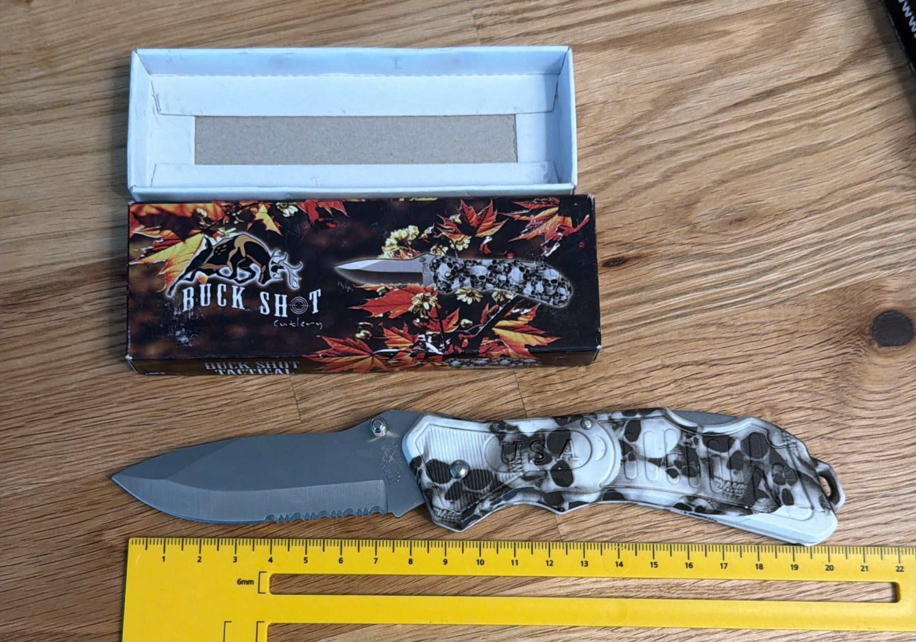 Couteaux militaires: FROST BUCK SHOT CUTLERY FOLDER MESSER – Neuf avec emballage d'origine à Zürich par Frei-Occasionen 8