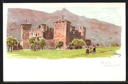 Leopoldo Metlicovitz: Fenis, Castello, S