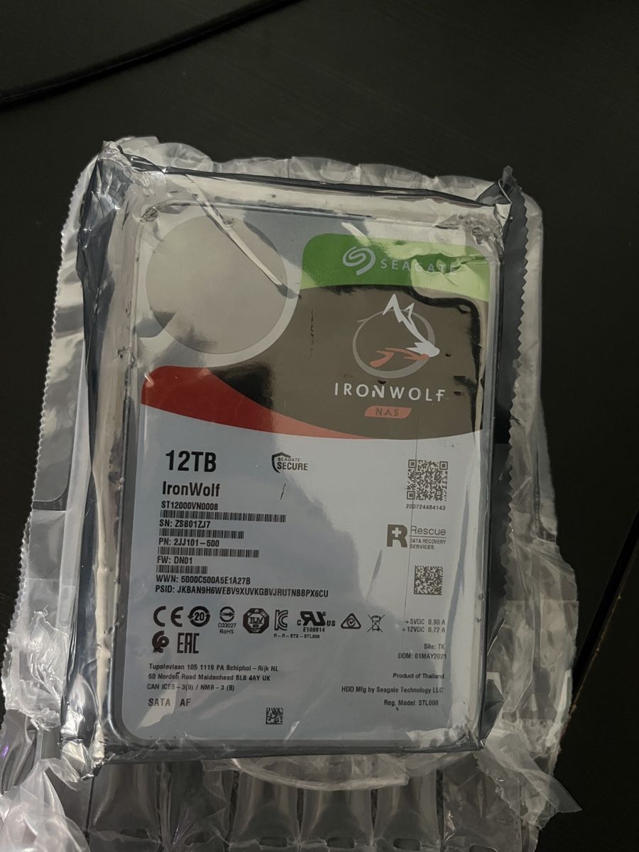 Seagate Disques durs: 12TB HDD Seagate IronWolf  – Neuf avec emballage d'origine à Belp par tri_j77p