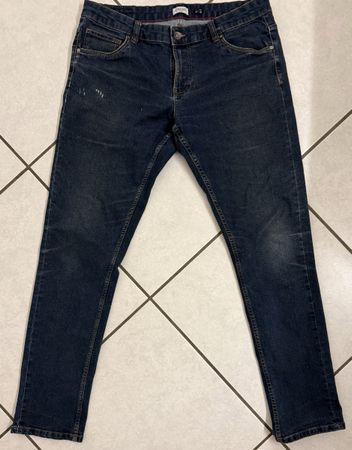 72 GIO DENIM Straight Fit Jeans Gr. 54/38 dunkelblau top 👖