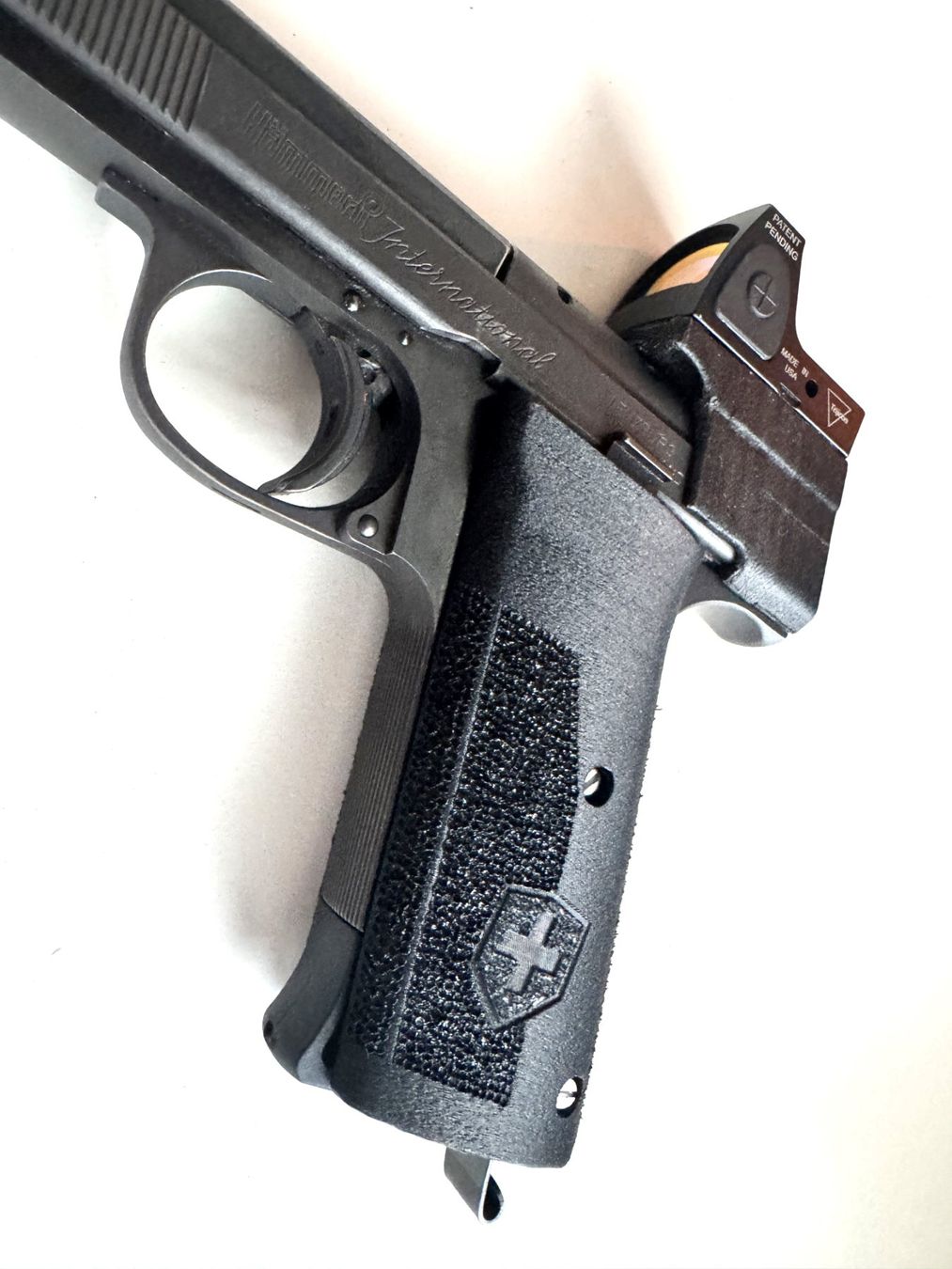 Tutti gli attrezzi: Hämmerli 208 / 215 Griffschale Classic "Stippled" – Nuovo e nell'imballaggio originale da Altdorf UR venduto da TriNi1291 1
