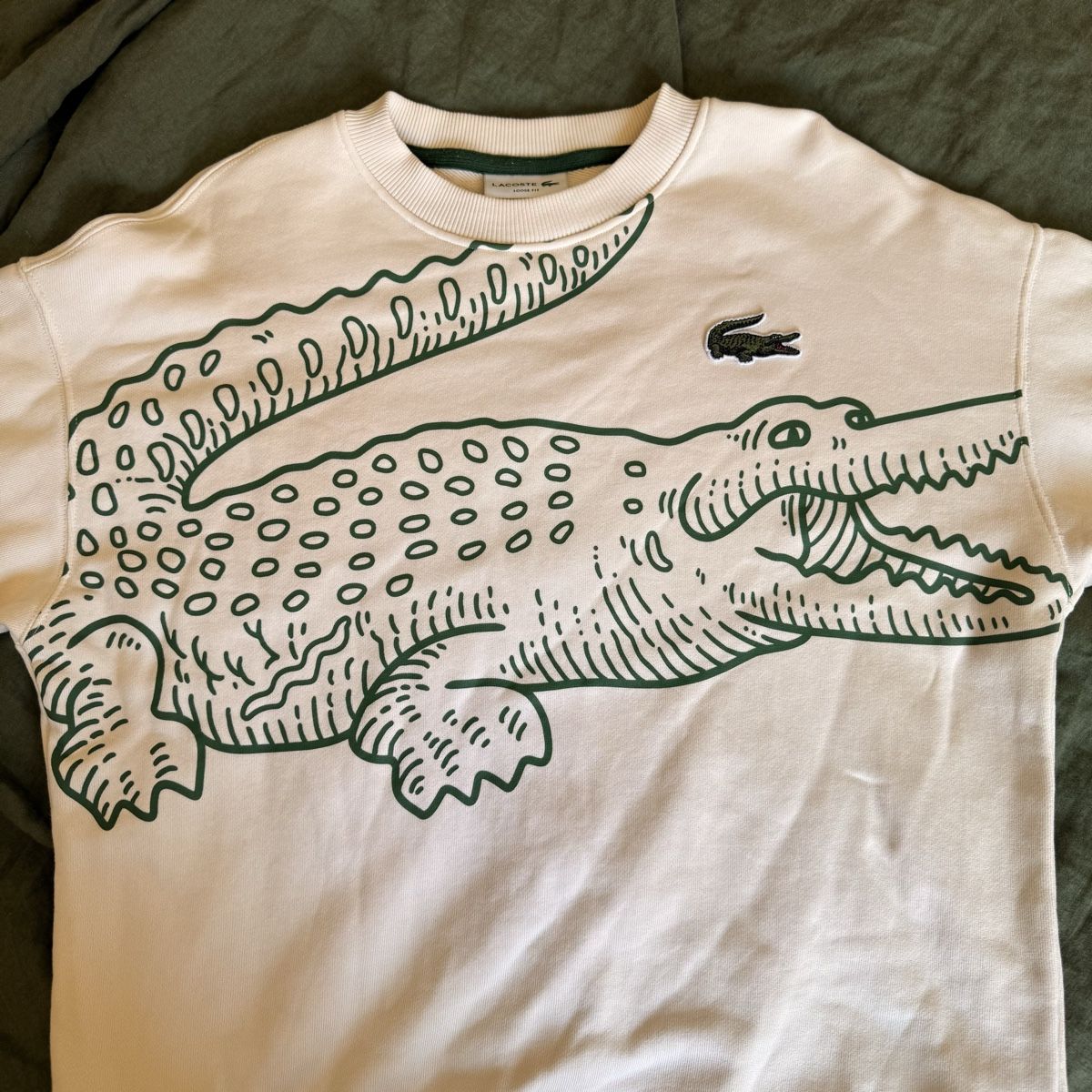 Lacoste Pullover & Sweatshirts: Lacoste Pullover cremeweiss Grösse M Loose Fit – Neu (gemäss Beschreibung) aus Bern von fab_315 1