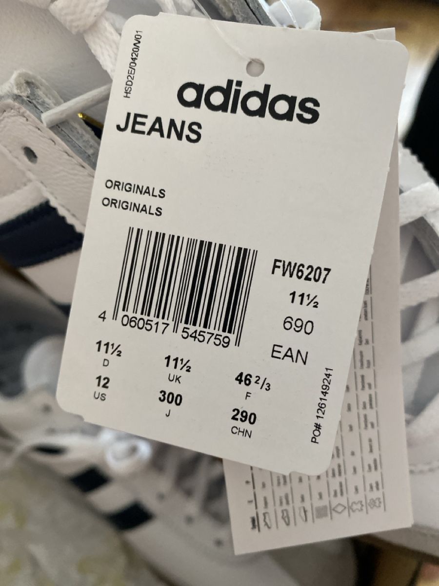 Scarpe da uomo: Adidas Jeans Gr. 46 2/3 – Nuovo e nell'imballaggio originale da Zuerich venduto da Chnopf5 2