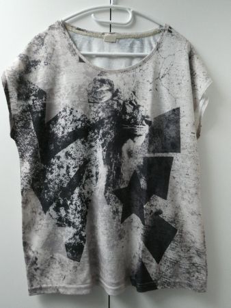 T-Shirt Taifun Gr. 44, Multicolor (beige/blass-rosé/schwarz)