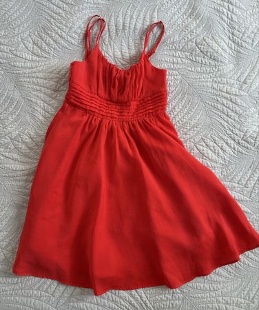 Rotes Seidenkleid Gr. 40 - wie neu!!