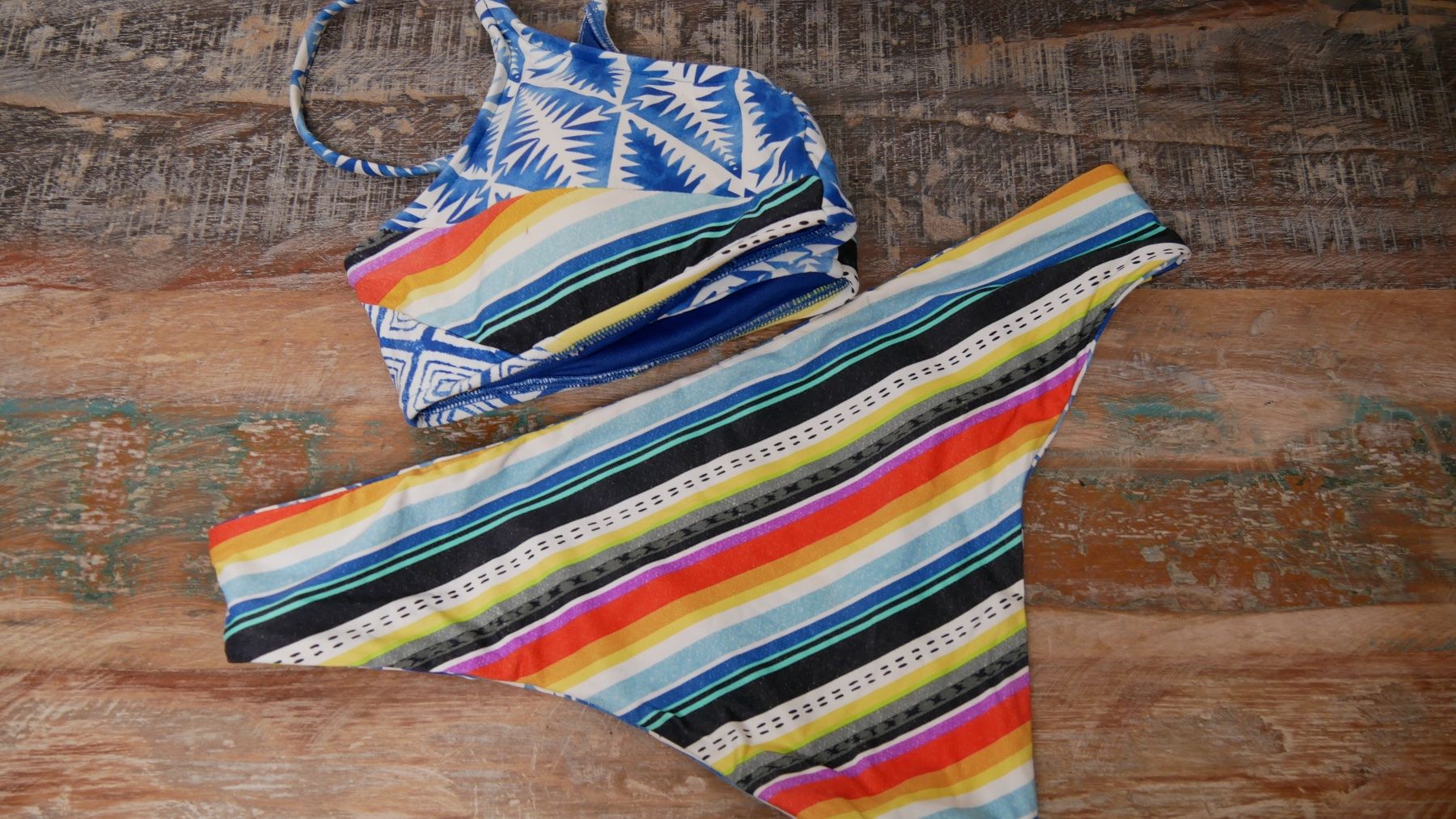 Rip Curl Badekleider & Bikinis: Ripcurl Bikini Blau Muster weiss – Neu (gemäss Beschreibung) aus Zürich von julia_vina 5