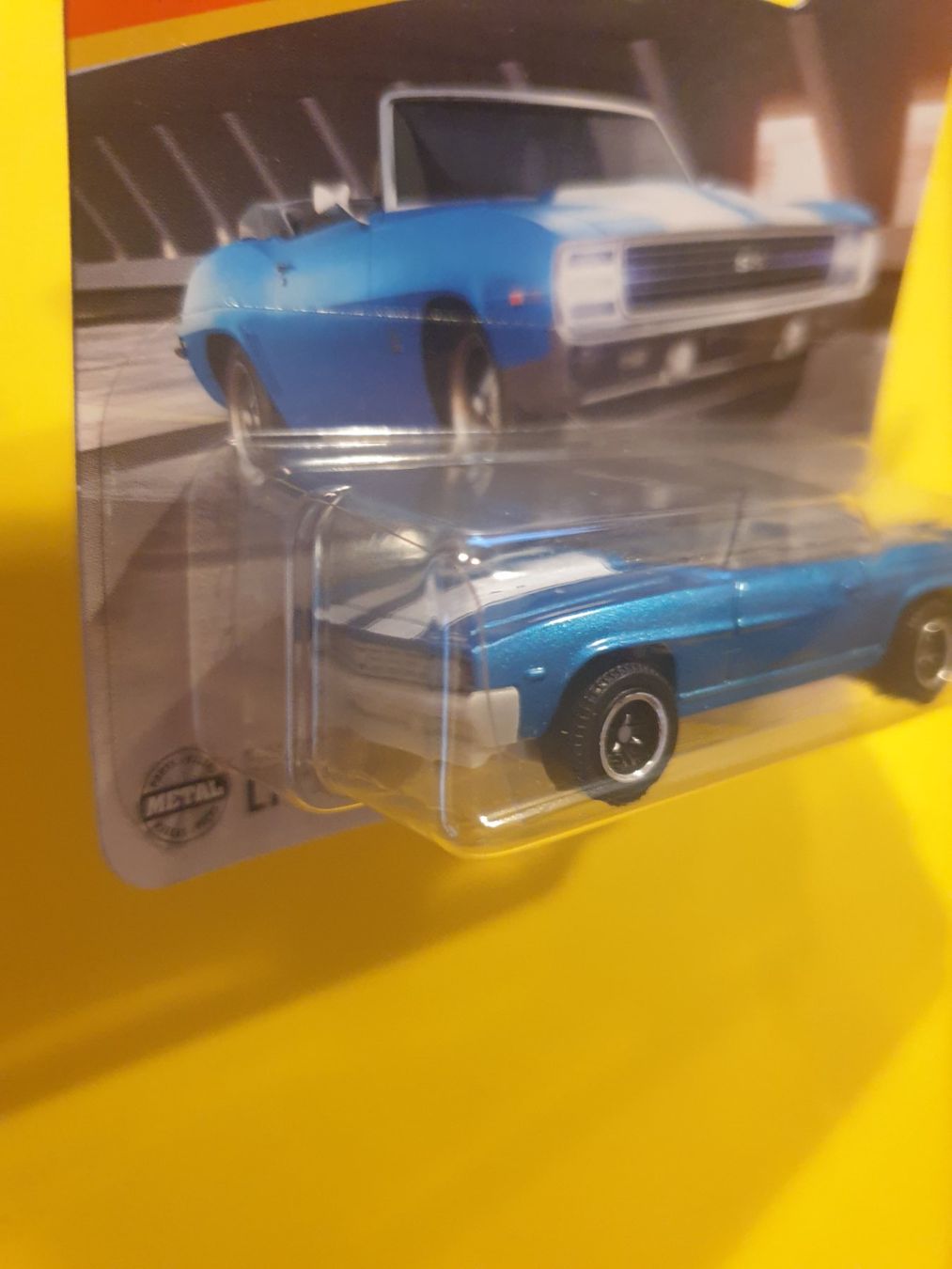 Matchbox Modellini d'auto: Matchbox 1969 CAMARO SS 396 – Nuovo e nell'imballaggio originale da Oftringen venduto da Rotor 3