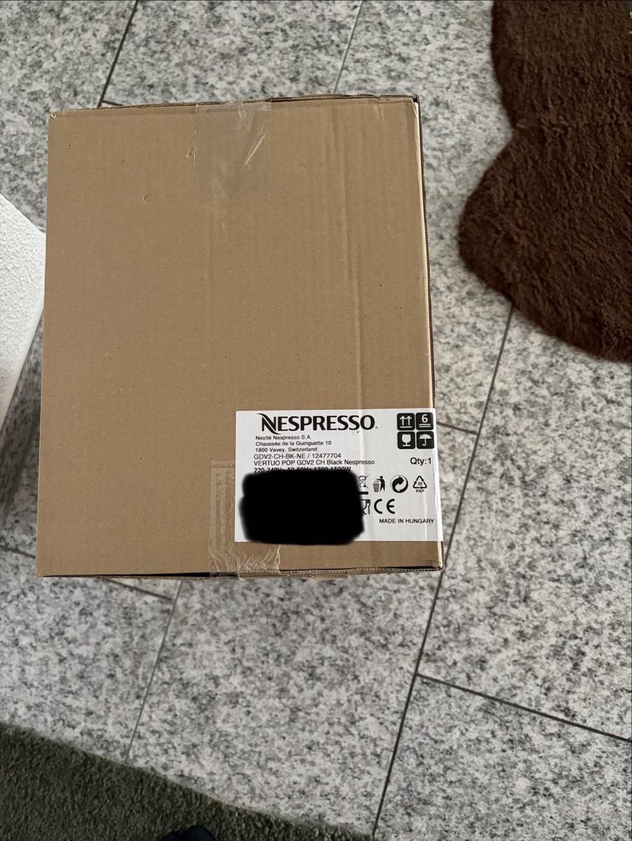 Nespresso Macchine per caffè & Macchine per espresso: Nespresso Vertuo POP schwarz ovp nicht geöffnet – Nuovo e nell'imballaggio originale da Flüelen venduto da PAG8165 1