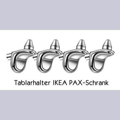 6 Tablarhalter aus Metall für IKEA PAX Schrank (Neu und originalverpackt) in Einsiedeln für CHF 2.6 – mit Lieferung auf Ricardo kaufen