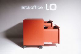 Lista Office Rollcontainer, orange, Zustand gut, Caddy