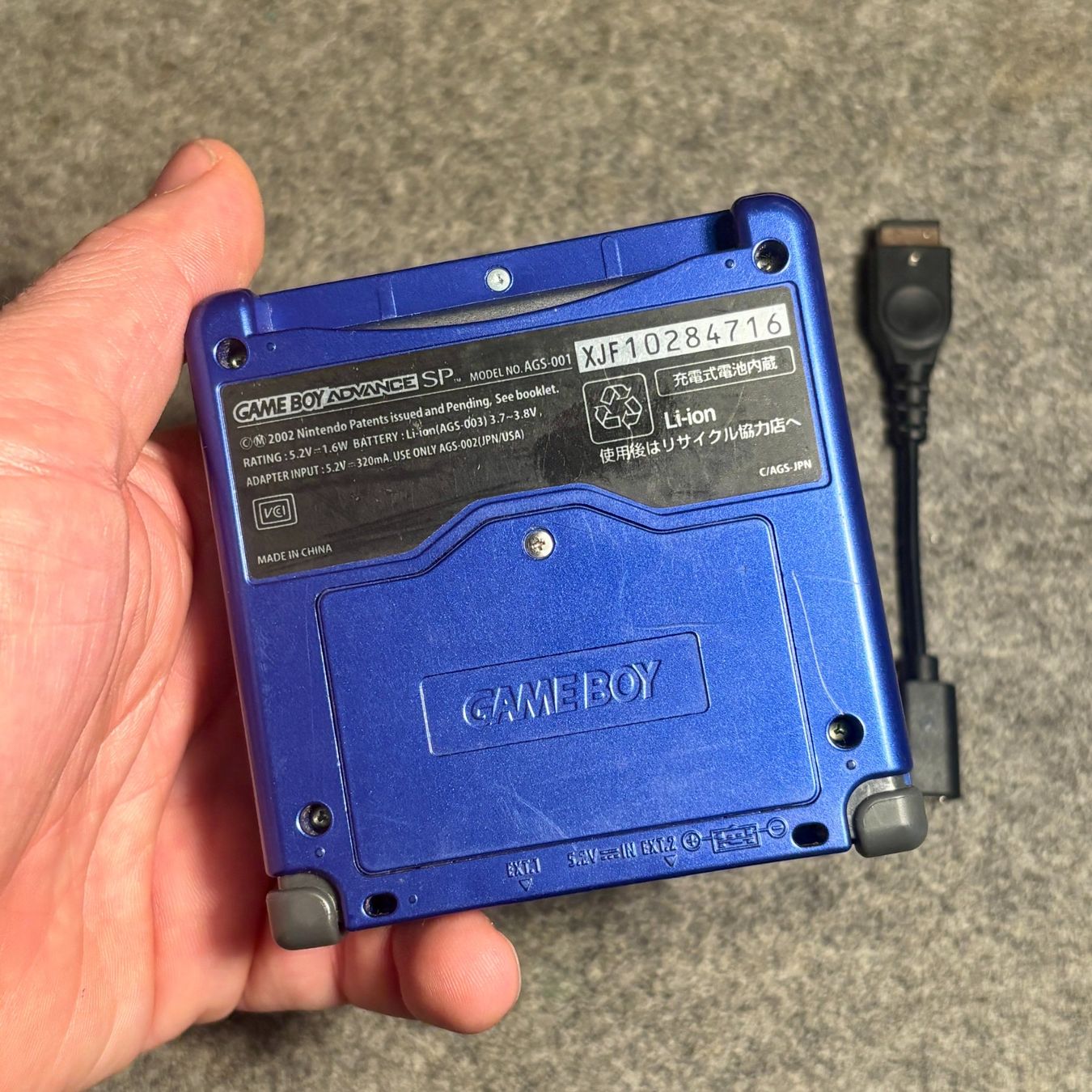 Nintendo Console: Gameboy Advance SP – Original Blau – Usato da Mollis venduto da GamingCorner 2