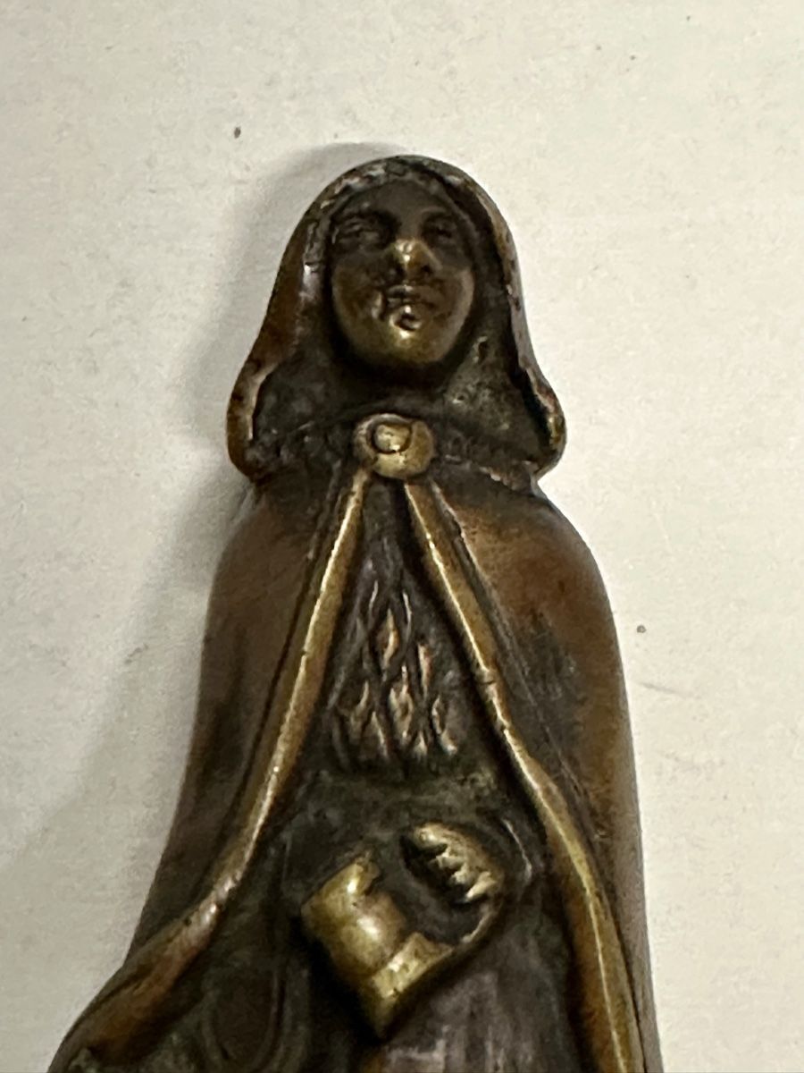 Campanacci mucche: Statuette en bronze, cloche de table. – Usato da Genève venduto da Tom6 1