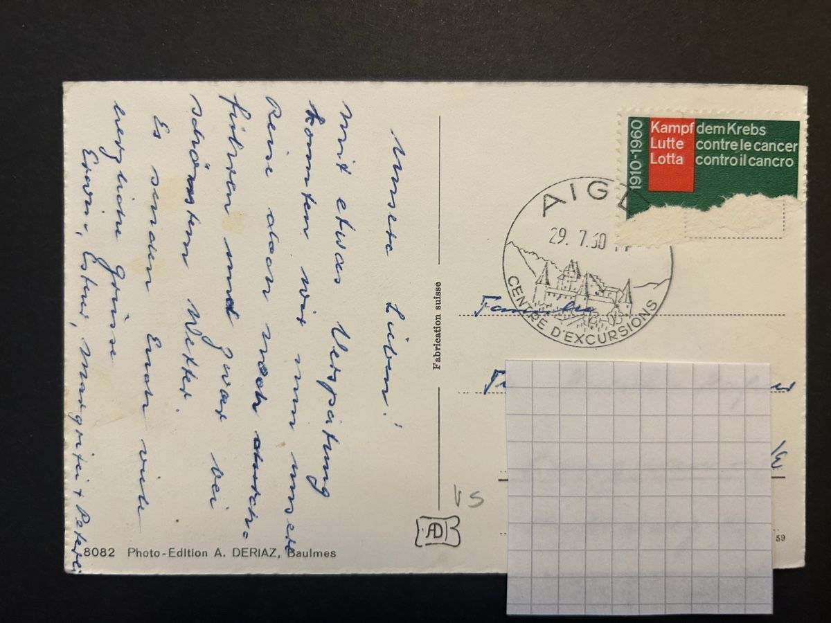 Cartoline postali: Champéry VS – Usato da Fanas venduto da Alessio11 1