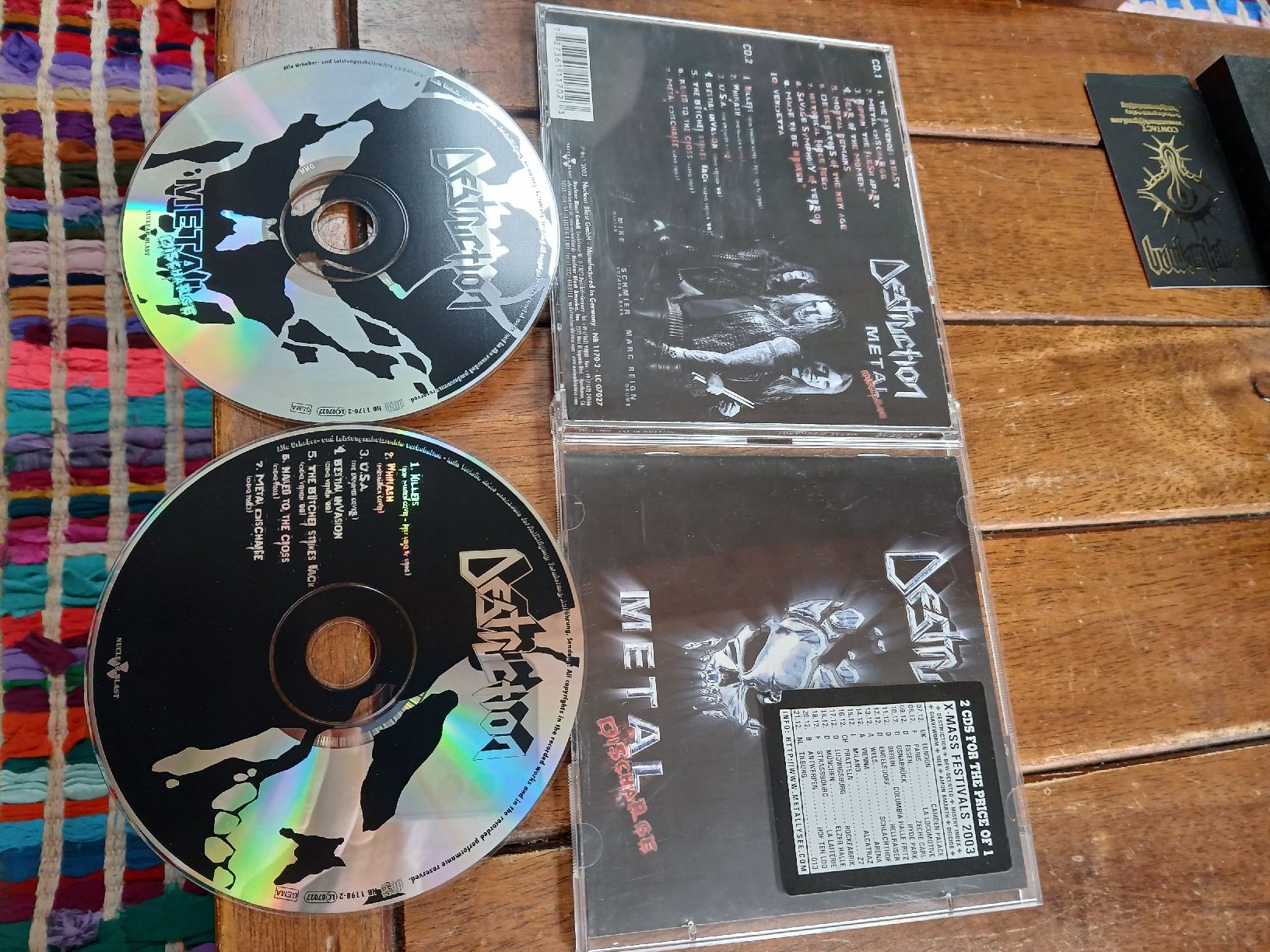 CD: destruction- metal...(2cd) – Usato da St-Cergue venduto da VeganWarrior