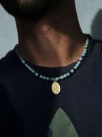 Handgemachte Halskette Unikat.Burma Jade 