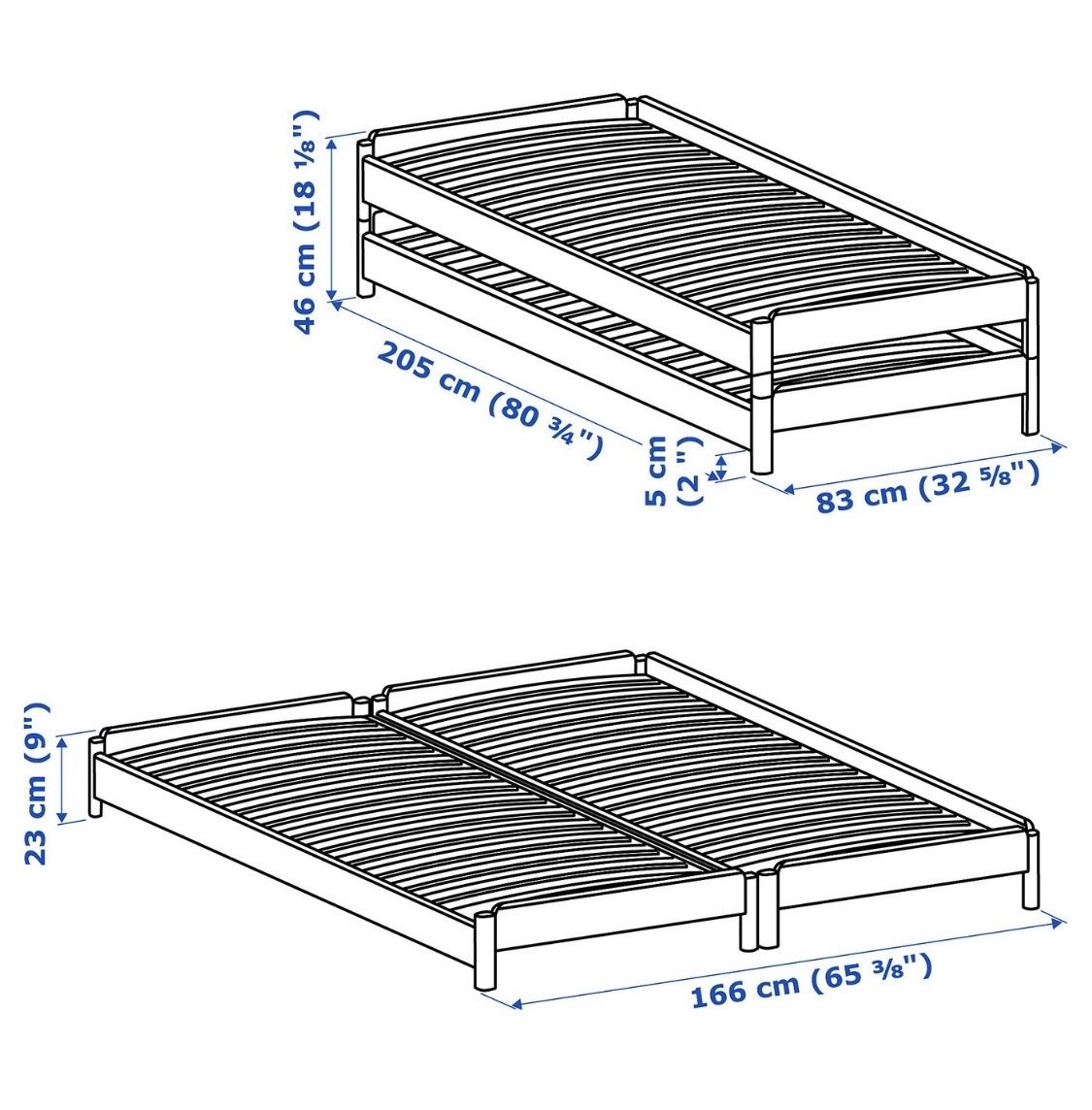 Letti: Ikea Bett – Nuovo (secondo la descrizione) da Wiesendangen venduto da bettba 2
