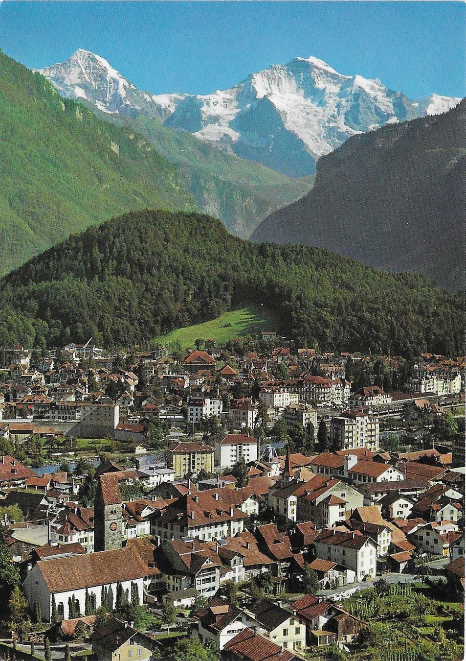 Cartoline postali: Interlaken,Mönch,Jungfrau BE – Nuovo (secondo la descrizione) da Rothrist venduto da Stranglehold