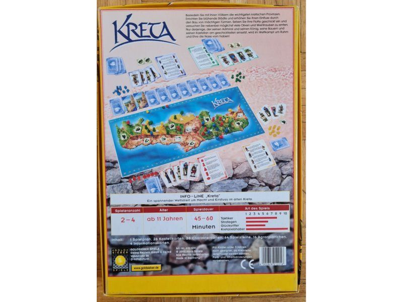 Jeux: Brettspiel "Kreta" – D'occasion à Zürich par Desmond01 1
