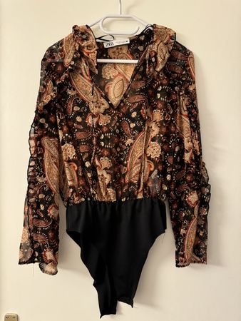 Body Zara à motifs
