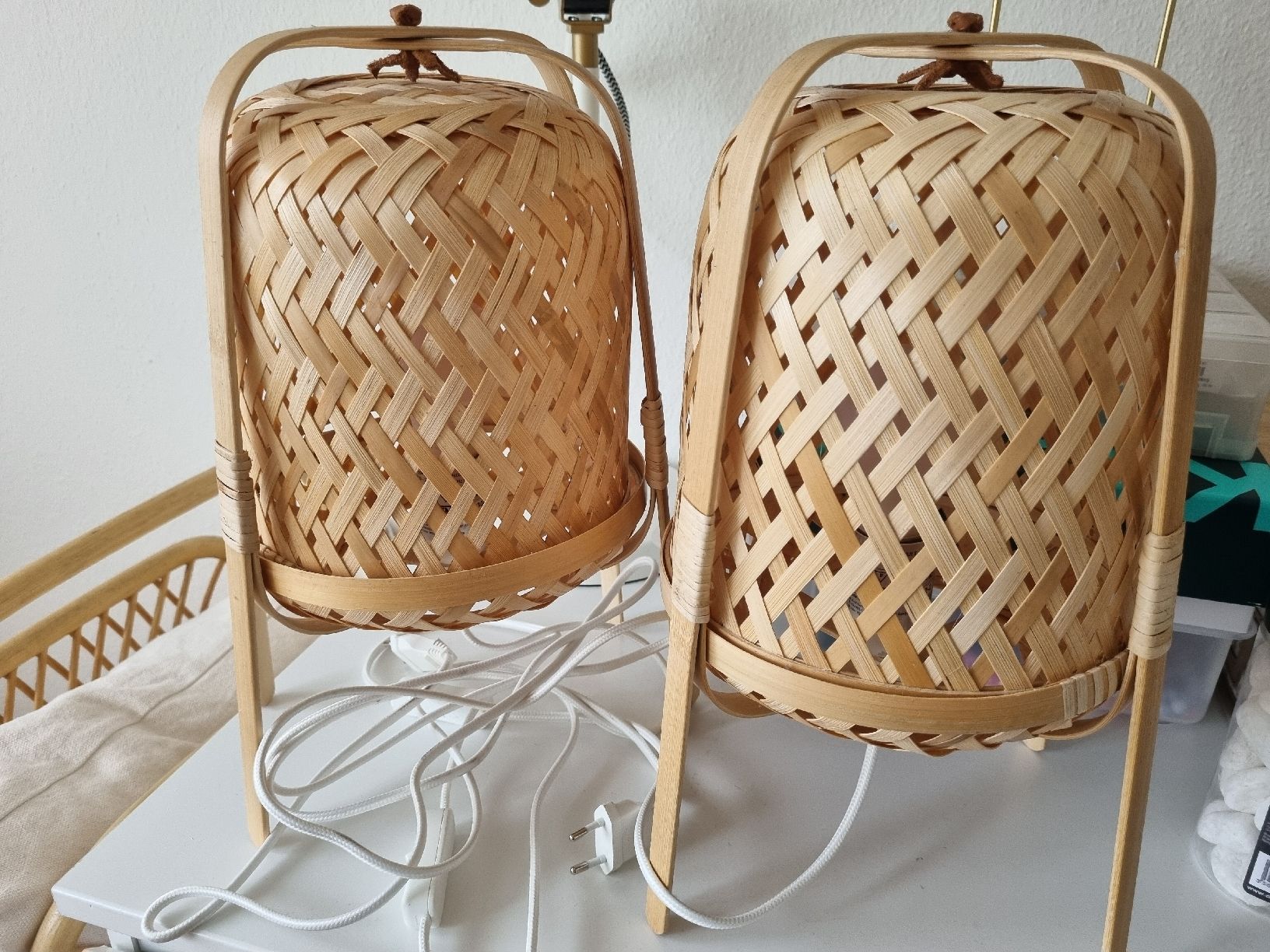 Ikea Lampen: 2x Rattan Nachttischlampen Ikea – Neu (gemäss Beschreibung) aus Zürich von