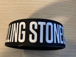 Rolling Stones Silikon Armband Metal Rock Band