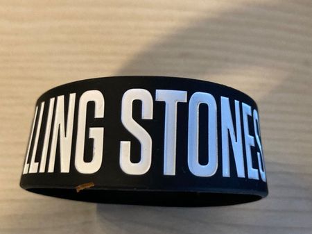 Rolling Stones Silikon Armband Metal Rock Band
