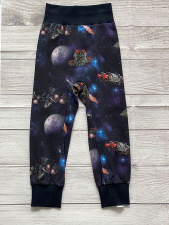 Planet Weltall Kosmos Pumphose Mitwachshose  Gr. 104/110 Neu