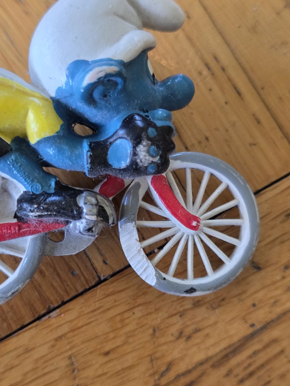Figurines: Schlumpf auf dem Velo Schlümpfe – D'occasion à Dorf par Echo_Elements 2