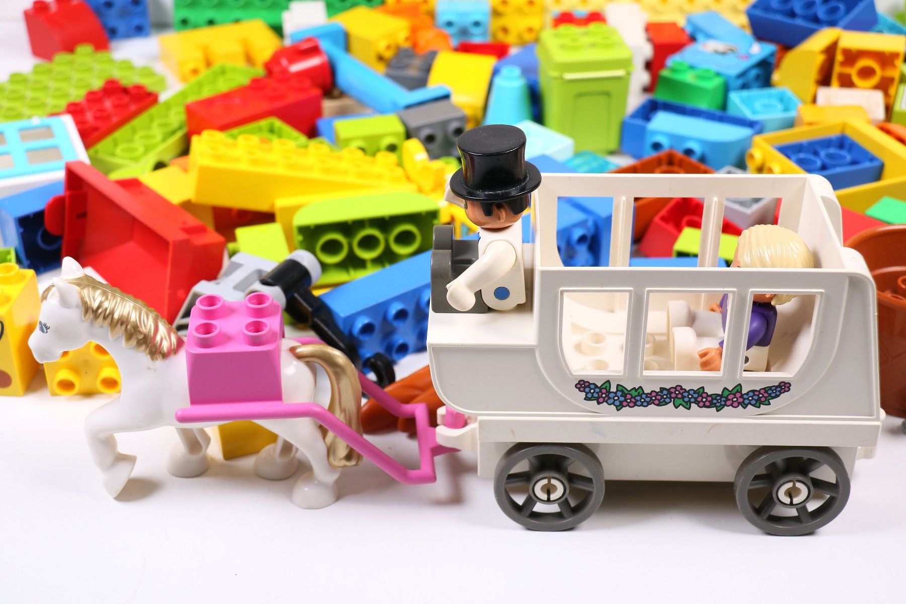 Lego Kit di costruzioni: Duploteile mit Kutsche – Usato da Hettlingen venduto da Scholi99 1