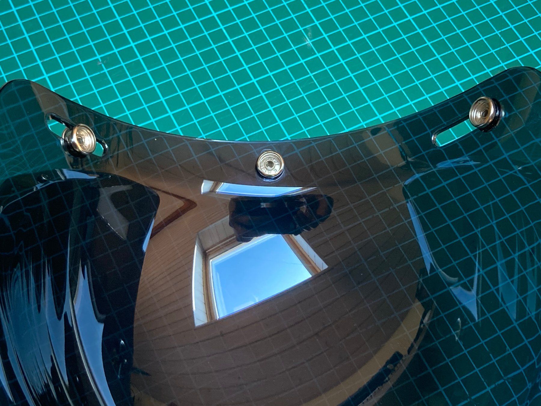 Bell Caschi & visiere: Bell Custom 500 / Bubble mirror visor / NP 40.- – Usato da Froideville venduto da EL.YACHT.Okaz 4