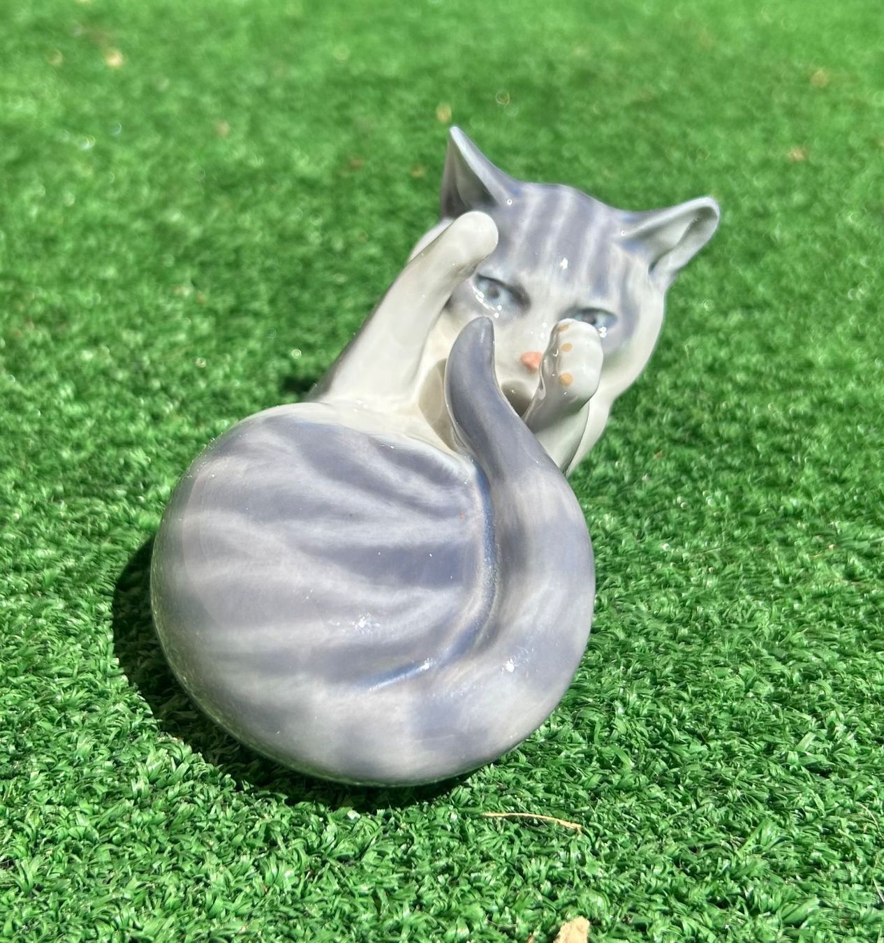 Figuren: Spielende Katze, Royal Copenhagen, – Gebraucht aus Möhlin von siro12