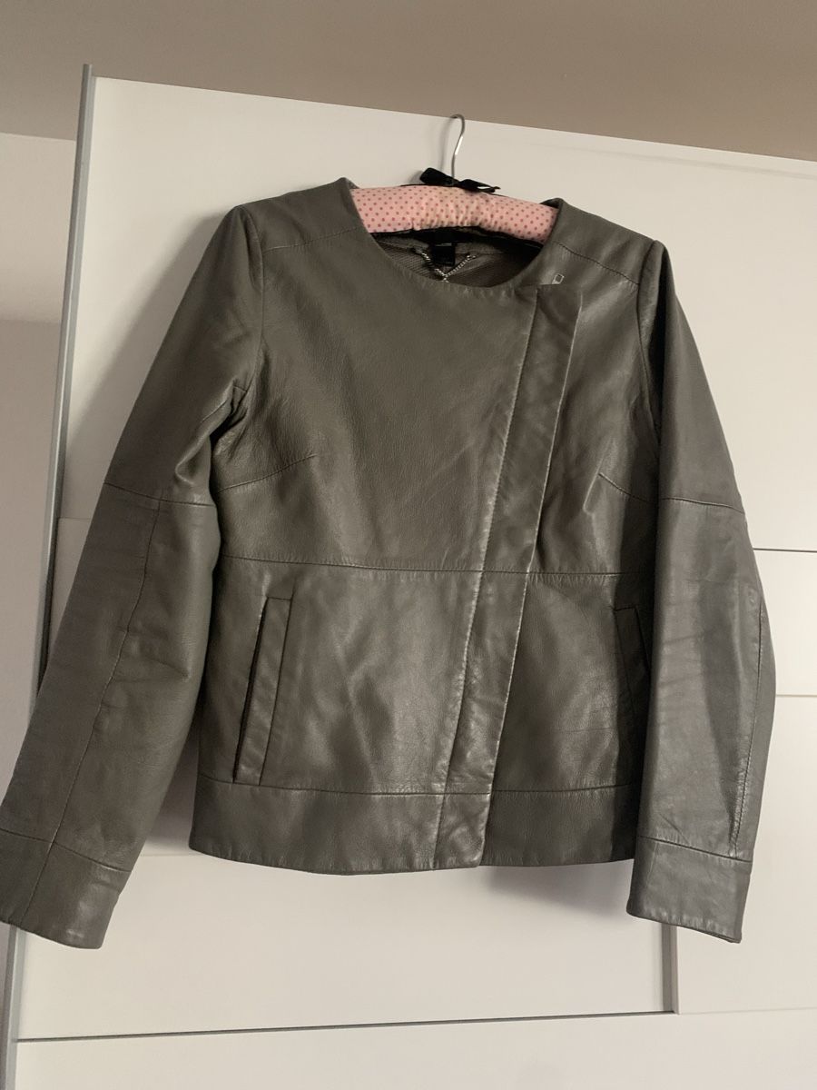 Jacken: Mango lammleder jacke grau – Gebraucht aus Zürich von Nikuska32