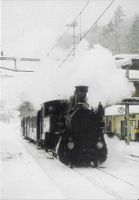 Dampfzug auf dem Brünigpass HG 3/3 1067