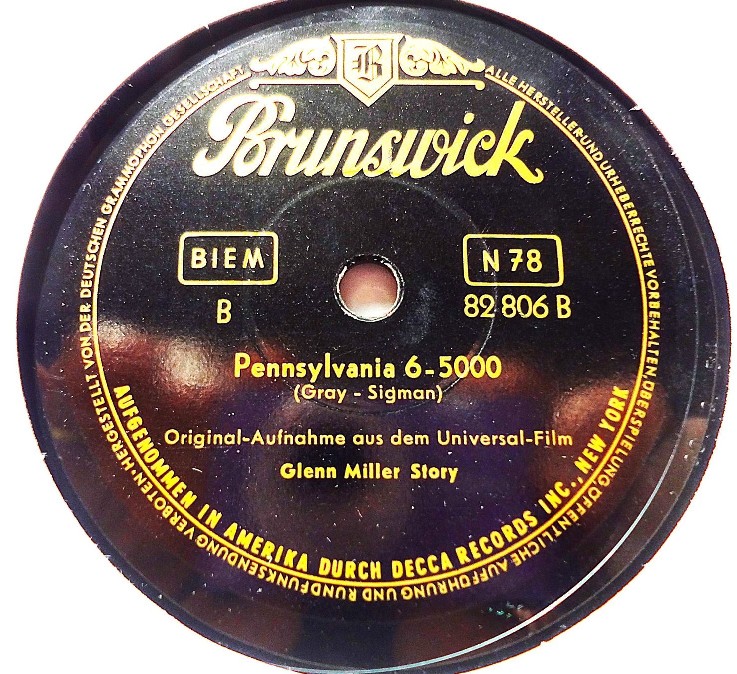 Dischi in vinile: Glenn Miller, zwei Schellackplatten-Hits – Usato da Hemishofen venduto da Phonomandy