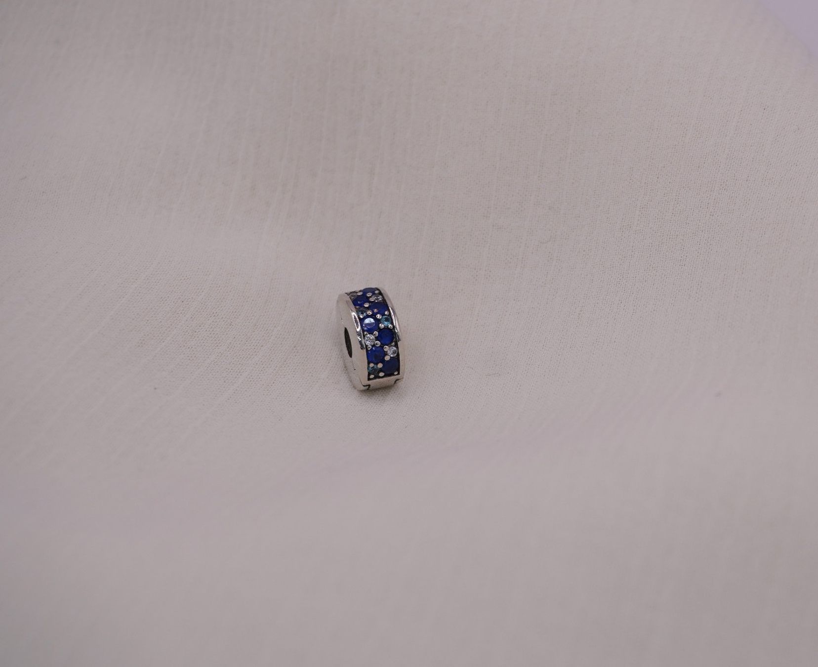 Anhänger: Charm zu Pandora "blauer Clip" Silber 925 – Neu (gemäss Beschreibung) aus Niederbüren von Fidi5 1