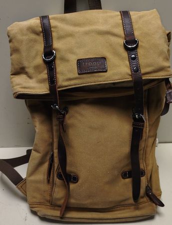 Vintage Troop London Canvas Rucksack(em57)