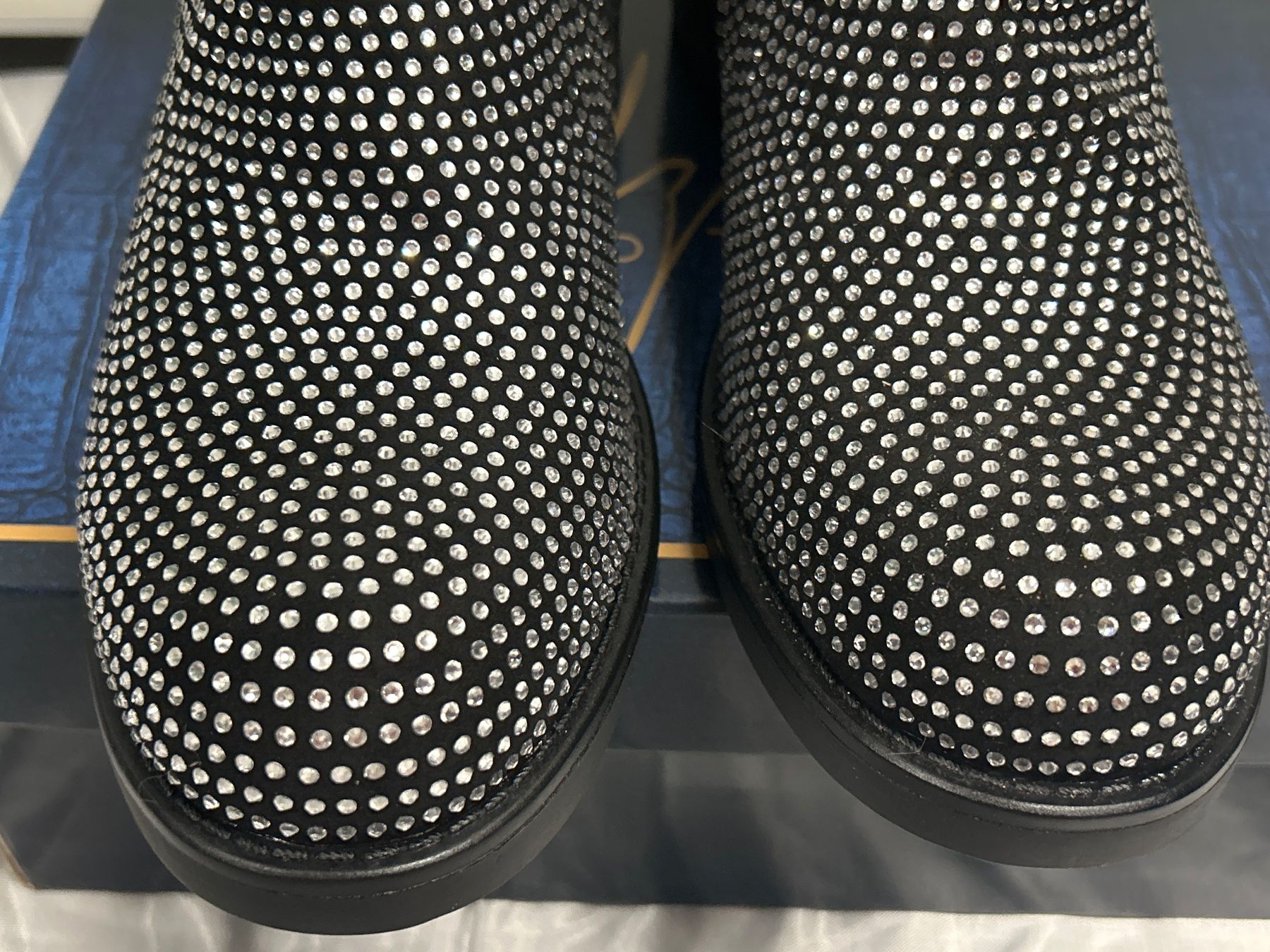 Scarpe da donna: Wunderschöne Boots / Stiefeletten Neu Gr 41 mit strasssteine – Nuovo e nell'imballaggio originale da Regensdorf venduto da Spyke55 3
