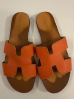 Paola Firenze Sandalen, Orange, Gr. 39