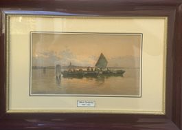 Aquarell Alberto Prosdocimi Venedig 1852-1925