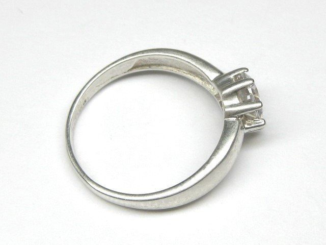 Anelli: Ring Silber 925 Gr. 56 weisser Schmuckstein – Usato da Ermatingen venduto da Decovin 2
