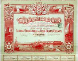Compagnie du Port de Rio de Janeiro SA, Paris - 1912
