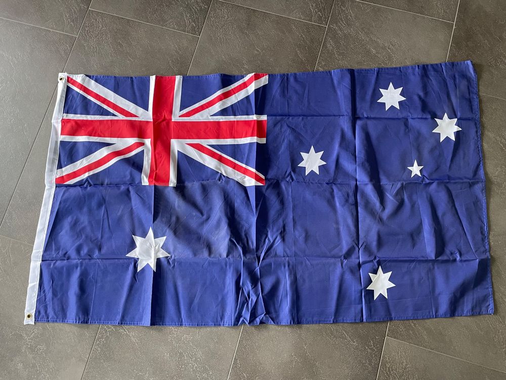 Australien-Flagge 7,6 X 12,7 Cm – Doppelseitig, Wetterfest, Mit 2 Messingösen, Für Innen & Außen