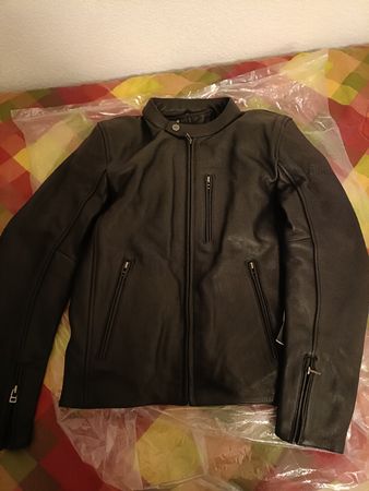 Jacke Leder für Moto New