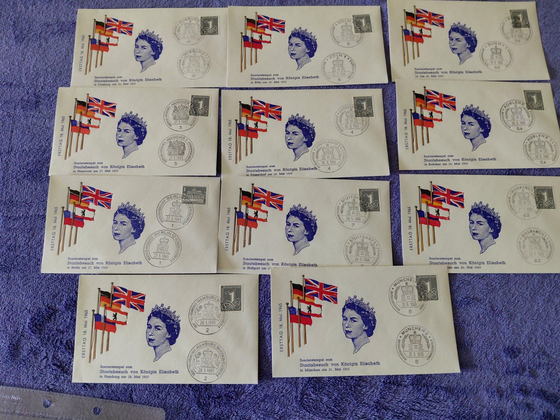Tutti i francobolli: Superet div. Statdestempel BRD – Usato da Horw venduto da Onurb008