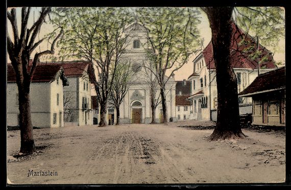 Cartoline postali: AK Mariastein, Ortspartie – Usato da Berlin venduto da bartko-reher