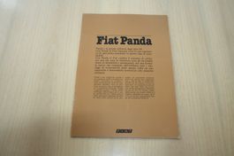 Fiat Panda Prospekt 2/1980 Italienisch