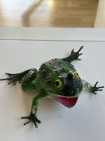 Gummi Frosch Spielfigur grün 1991 (2I5)