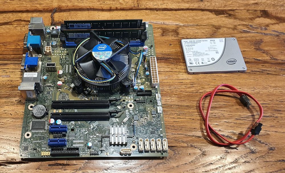 Mainboard + CPU + Ram + SSD (Intel i5 - 4570S) (Gebraucht) in ...