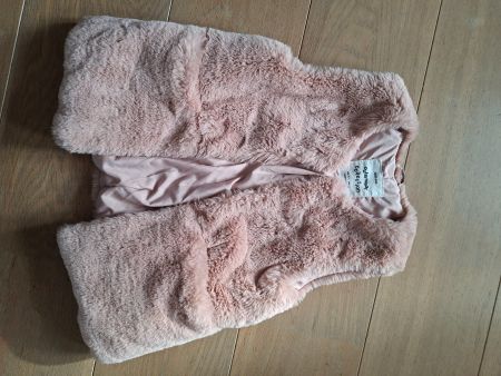 Zara Kids Weste Kunstfell rosa Grösse 120 gebraucht